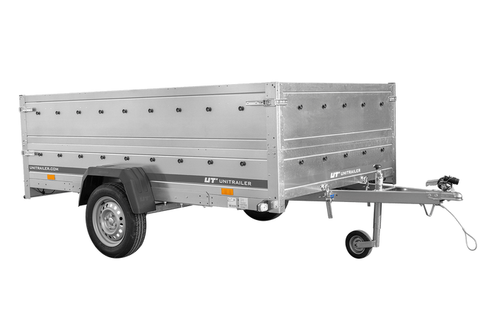 Przyczepka samochodowa 264x150 UNITRAILER GARDEN 265 KIPP z burtami BIS