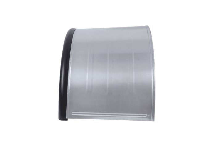 Błotnik bliźniak do przyczepy 17,5-19,5" DOMAR DK7140 nadkole 1000/500mm metalowy z gumową krawędzią