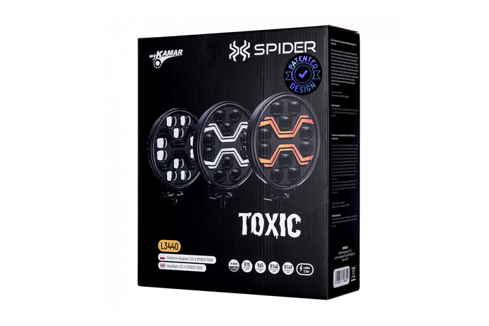 Lampa robocza LED reflektor KAMAR X-SPIDER TOXIC L3440 10xLED 80W