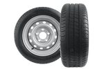 Komplet dwóch kół wzmacnianych do przyczepy OPONA LINGLONG 195/50 R13C 104/101N FELGA UNITRAILER 5.5Jx13"H2 5x112 ET:30