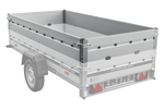 Burty BIS aluminiowe do przyczepy UNITRAILER GARDEN 264 KIPP ALU oraz 264/2 KIPP ALU