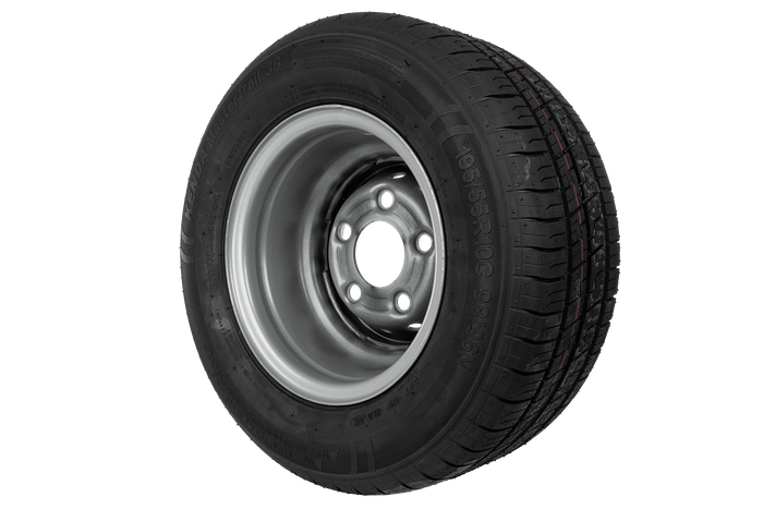 Koło wzmacniane do przyczepy OPONA KENDA 195/55 R10C 98/96N FELGA KENDA 6Ix10"H2 5x112 ET:-4