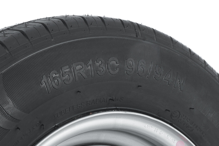 Koło wzmacniane do przyczepy OPONA KENDA 165/80 R13C 96/94N FELGA KENDA 4.5Jx13"H2 5x112 ET:30