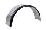 Błotnik do przyczepy 13-15" DOMAR DK7110 nadkole 820/240mm metalowy z gumową krawędzią