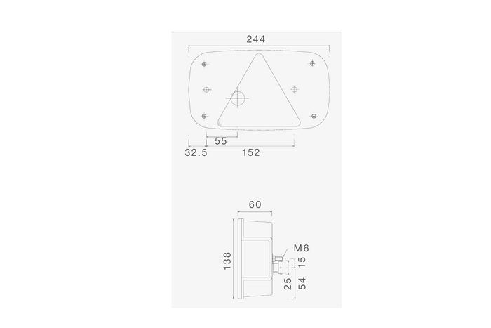Lampa tylna ASPÖCK MULTIPOINT III bajonet 5PIN 6 funkcji lewa