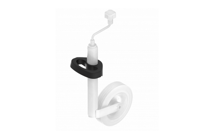 Uchwyt manewrowy KNOTT 414004.001 do koła podporowego 48mm