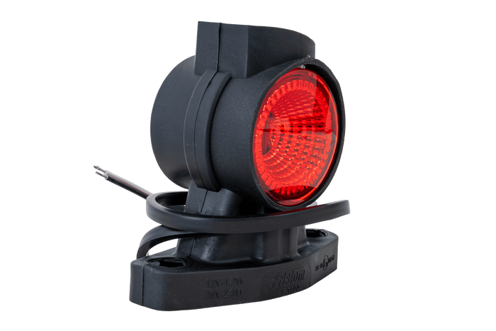Lampa obrysowa FRISTOM FT-140A LED prawa na gumowym wysięgniku
