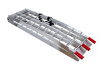 Najazdy składane UNITRAILER ALR002 rampy najazdowe aluminiowe do przyczepy lawety 221cm 680kg z pasem komplet 2szt