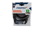 Blokada rowerowa z szyfrem PROFEX 81613 180cm długości