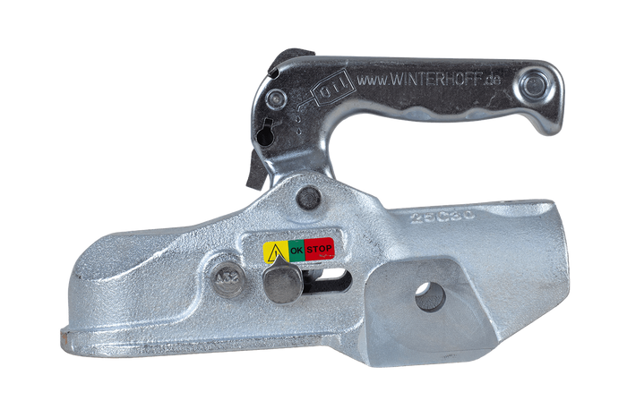 Zaczep kulowy WINTERHOFF WW 350-RB-K1212 do przyczepy 3500kg z dyszlem rurowym 50mm żeliwny