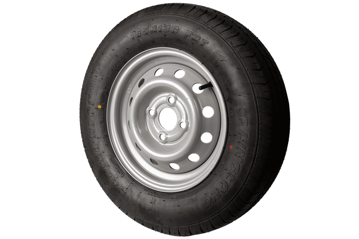 Koło do przyczepki OPONA LINGLONG 165/80 R13C 96/94N FELGA UNITRAILER 4Jx13"H2 4x100 ET:30