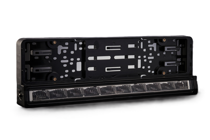 Ramka do tablicy rejestracyjnej z oświetleniem LED TT TECHNOLOGY TT.11013 światło drogowe i pozycyjne 12/24V