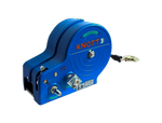 Wciągarka przyciągarka ręczna do przyczepy lawety KNOTT 1150kg z pasem
