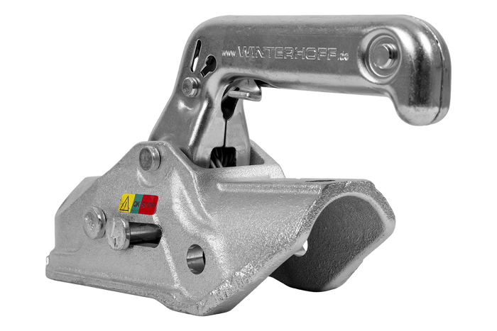 Zaczep kulowy WINTERHOFF WW 30-D3-K1212 do przyczepy 3000kg z dyszlem rurowym 50-51mm żeliwny